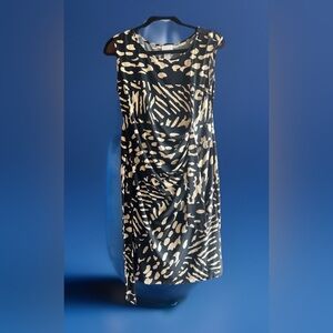 Motherhood Maternity Black and Cream Dress